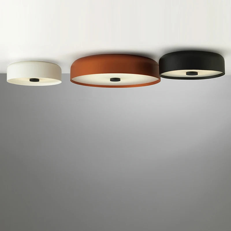 Plafonnier orange moderne lustre éclairage pour salon lustres maison lampes décoratives chambre applique couleur lumières - vue 3 sur 6