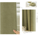 Rideau occultant uni style moderne pour salon chambre