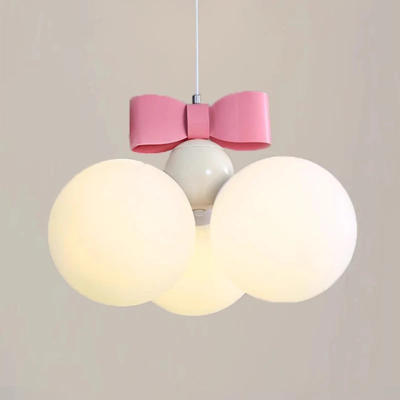 lustre romantique moderne simple pour chambre d'enfant princesse - vue 7 sur 8