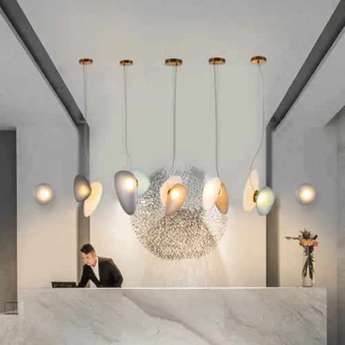 suspension LED design moderne avec fil réglable