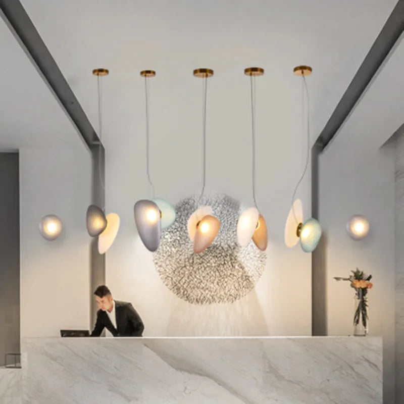 suspension LED design moderne avec fil réglable - vue 5 sur 28