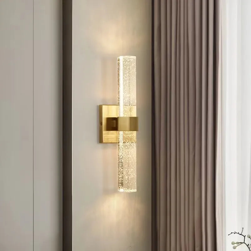 Applique murale moderne haut et bas pour la maison chambre chevet salon allée couloir escalier applique murale lumière 10W 110V 220V or - vue 2 sur 7