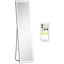 HOMCOM wall mirror full body standing mirror with LED lights 40x37x157.5 cm