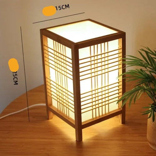 Lampe de Table japonaise Tatami Club Zen - vue 9 sur 13