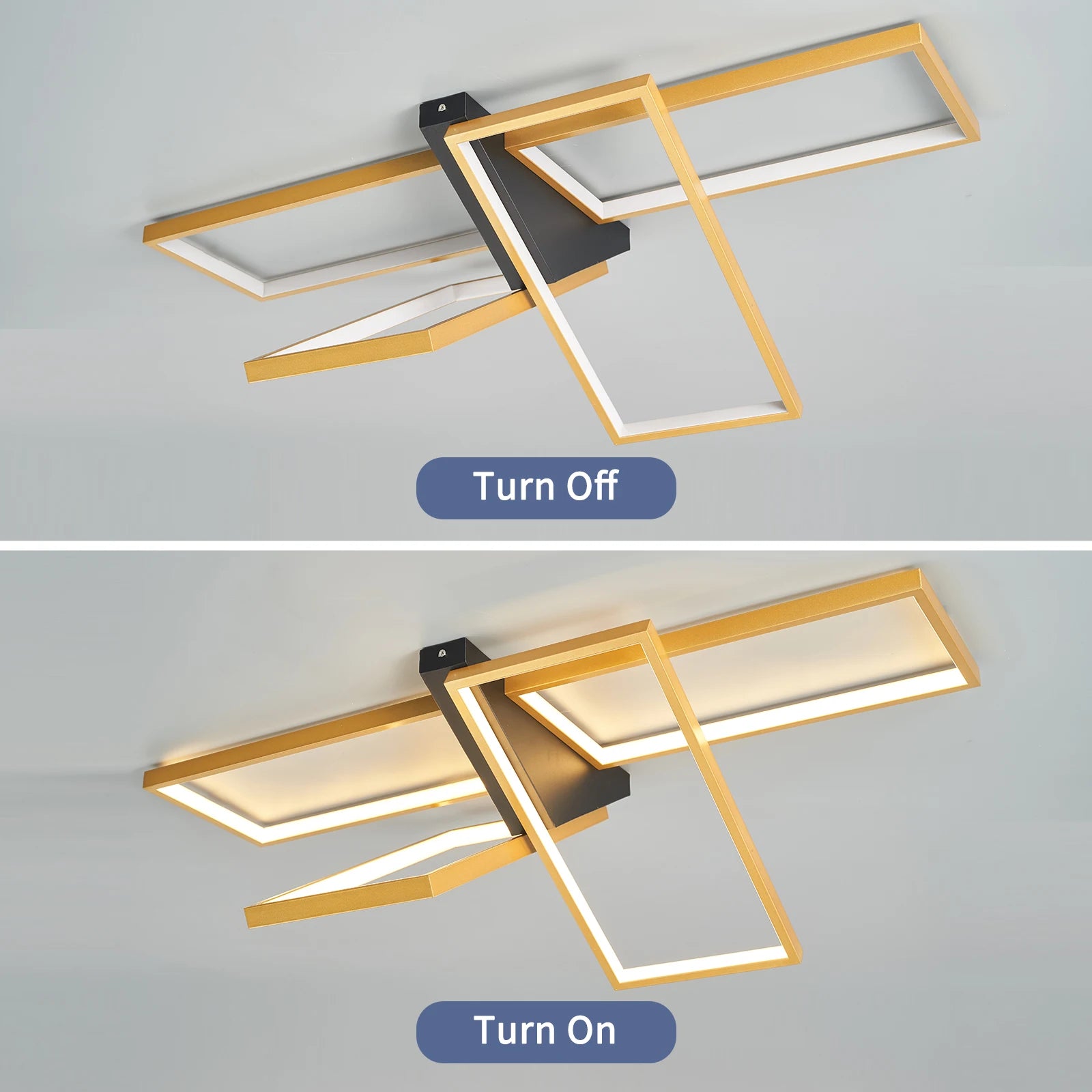plafonnier à led moderne pour décoration intérieure élégante - vue 3 sur 10