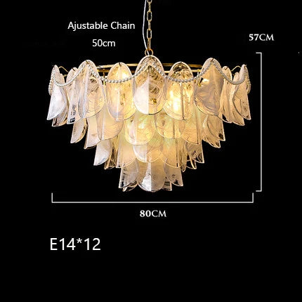 lustre suspendu en verre nuage design créatif postmoderne unique - vue 13 sur 18