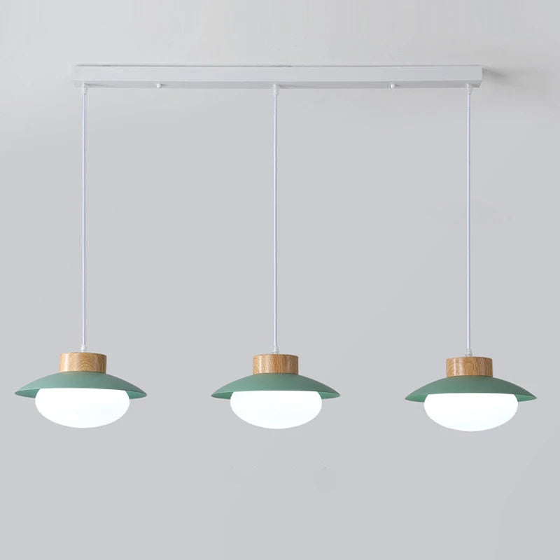 lustre led métal design pour décor intérieur moderne - vue 5 sur 10