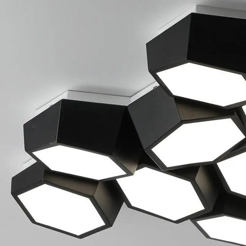 plafonnier moderne avec lumière led pour bureau et étude - vue 6 sur 12