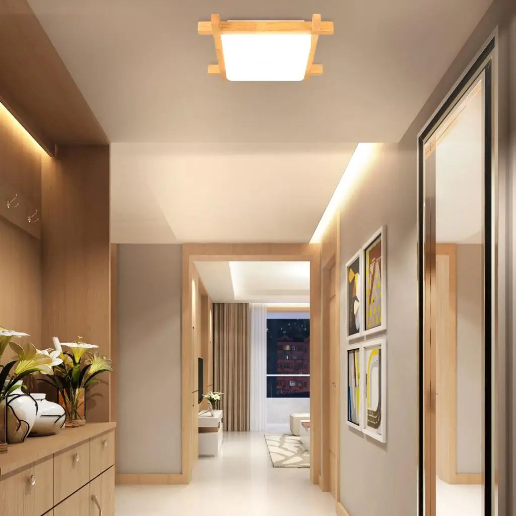 plafonnier led nordique pour salon balcon et couloir - vue 5 sur 7