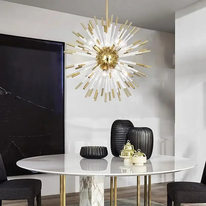 lustre nordique postmoderne décoratif en forme de pissenlit - vue 4 sur 12