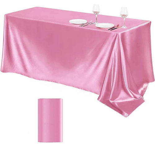 Nappe satinée élégante protection huile table repas fêtes