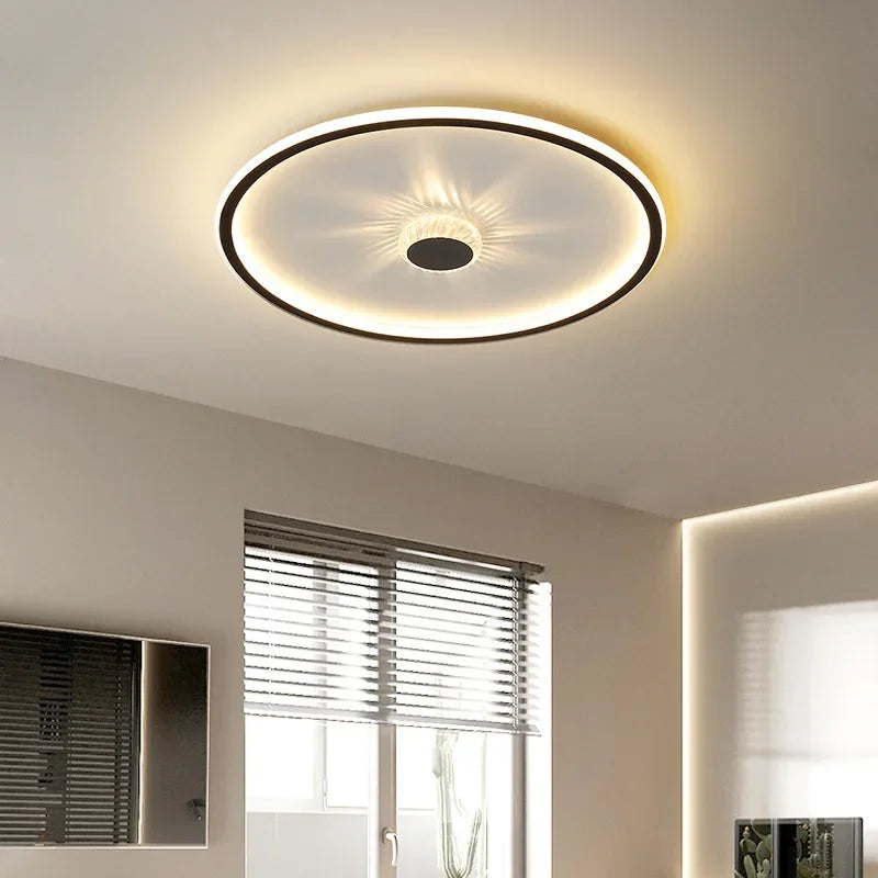 plafonnier moderne à leds pour intérieur décoratif maison - vue 6 sur 12
