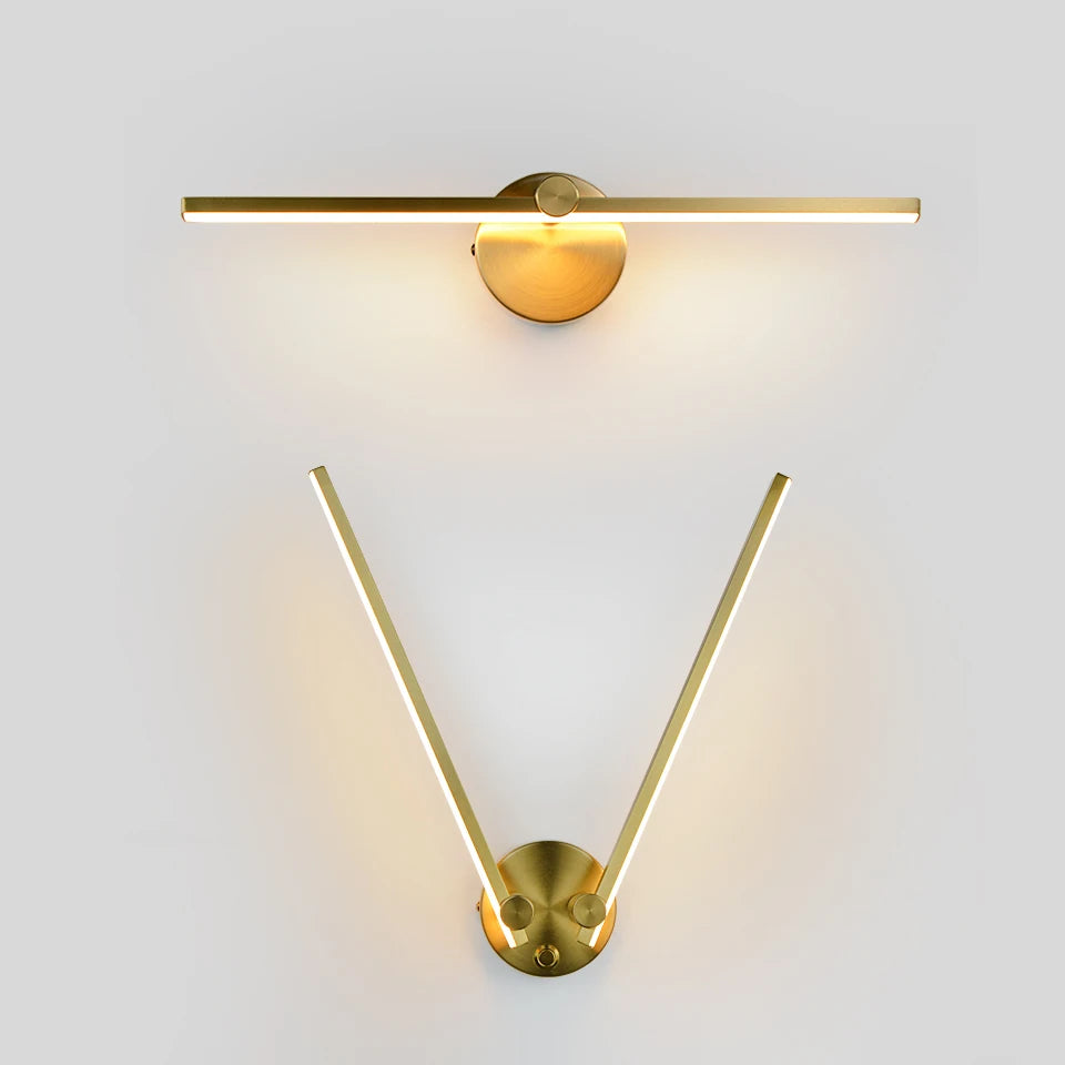 applique murale led minimaliste rotative et réglable librement