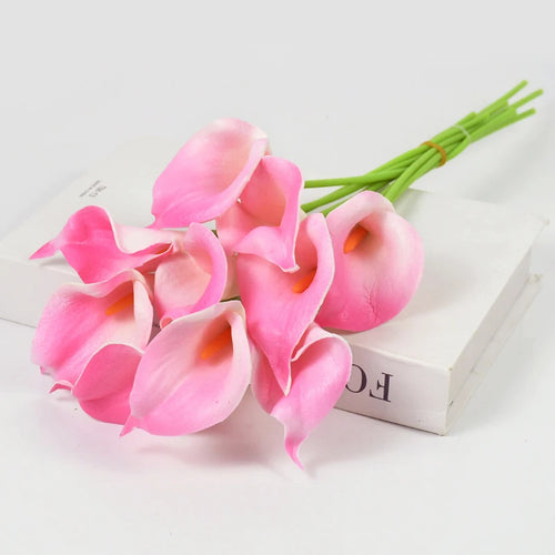 lot de fleurs artificielles lys calla pour mariage et décoration - vue 15 sur 17