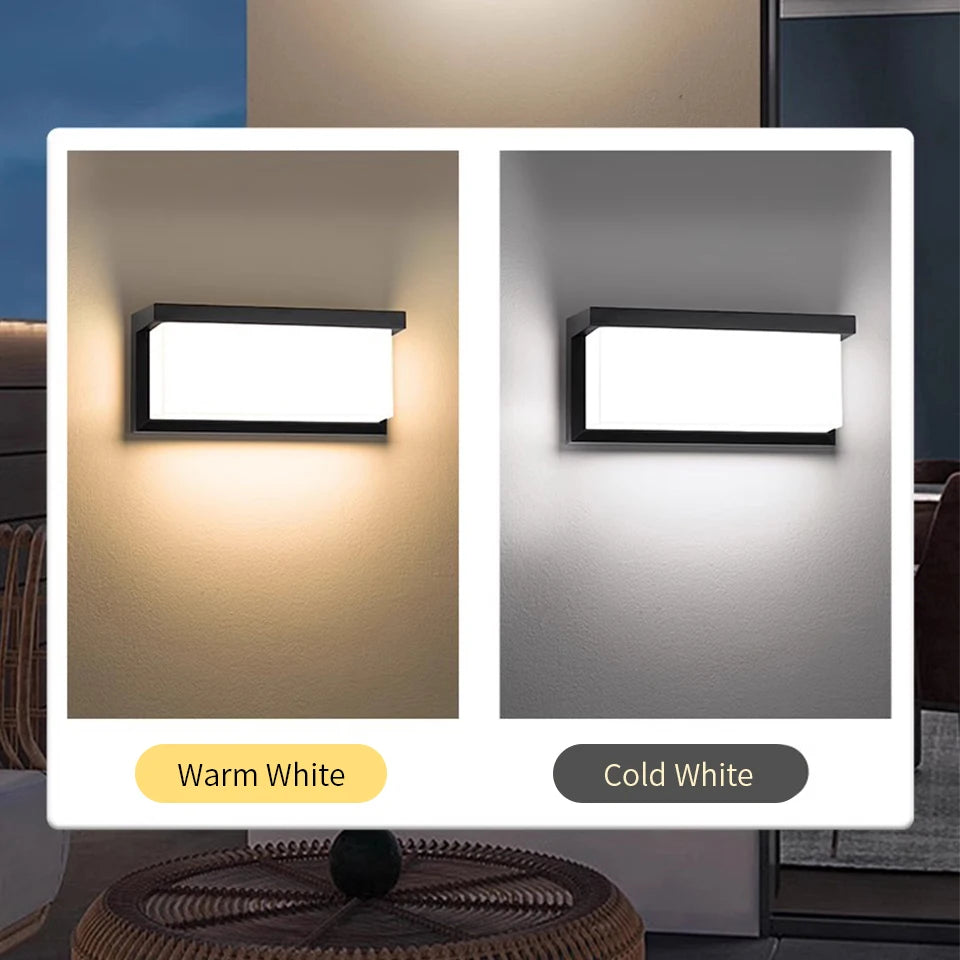 applique murale led extérieure avec détecteur de mouvement automatique - vue 2 sur 20