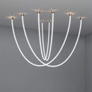 Minimalist nordic style silicone LED ceiling light 360 degrees