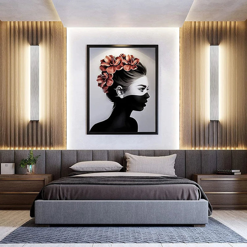 applique murale led moderne intérieur haut vers le bas éclairage décoratif