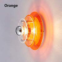 Antique Bauhaus style decorative colourful wall light