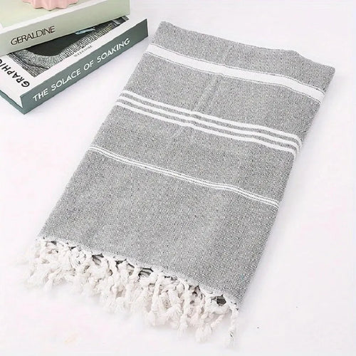 serviette de plage turque rayures anti sable rapide