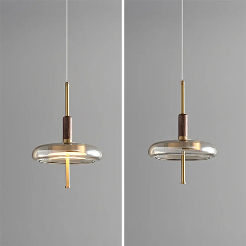 Nordic copper minimalist chandelier for elegant interiors - vue 2 sur 10