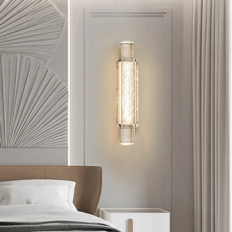 Style de luxe moderne créatif bulle LED monté appliques couleur or cristal verre chambre appliques murales - vue 6 sur 8