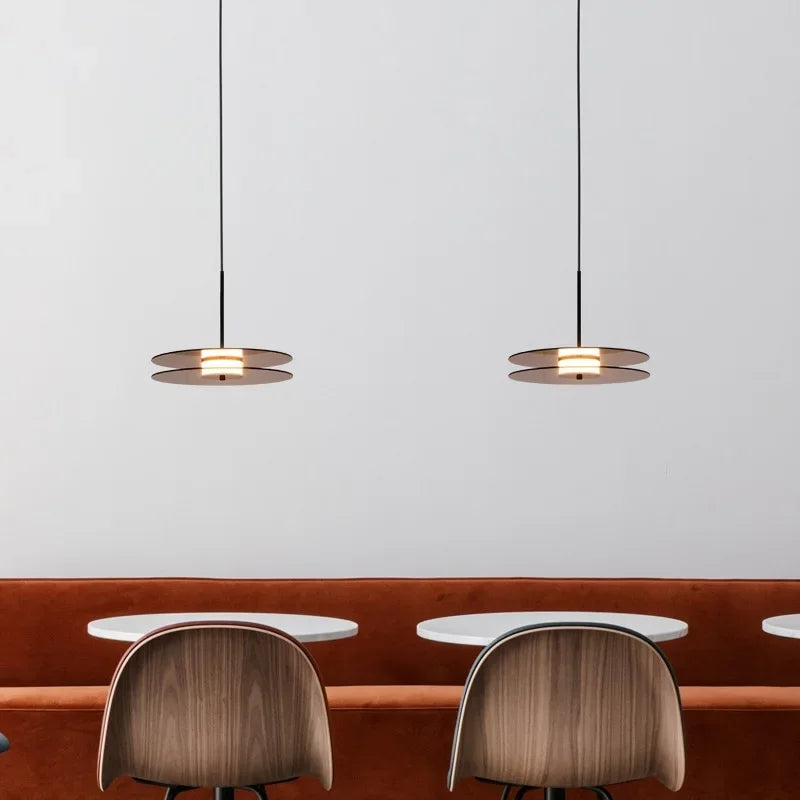 lustre moderne nordic led pour intérieur simple élégant - vue 6 sur 12