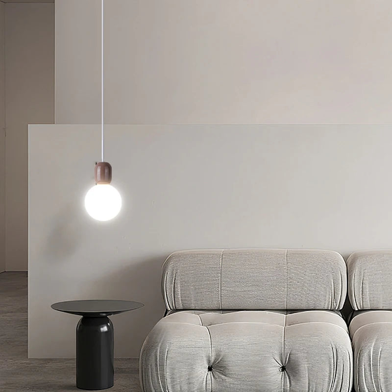 Modern nordic minimalist bedside lamp for interiors - vue 5 sur 13