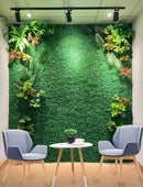 Custom Size Artificial Plant Wall Lawn, Green Plant Background Wall, Home Garden, Wedding Decoration, Plastic Lawn