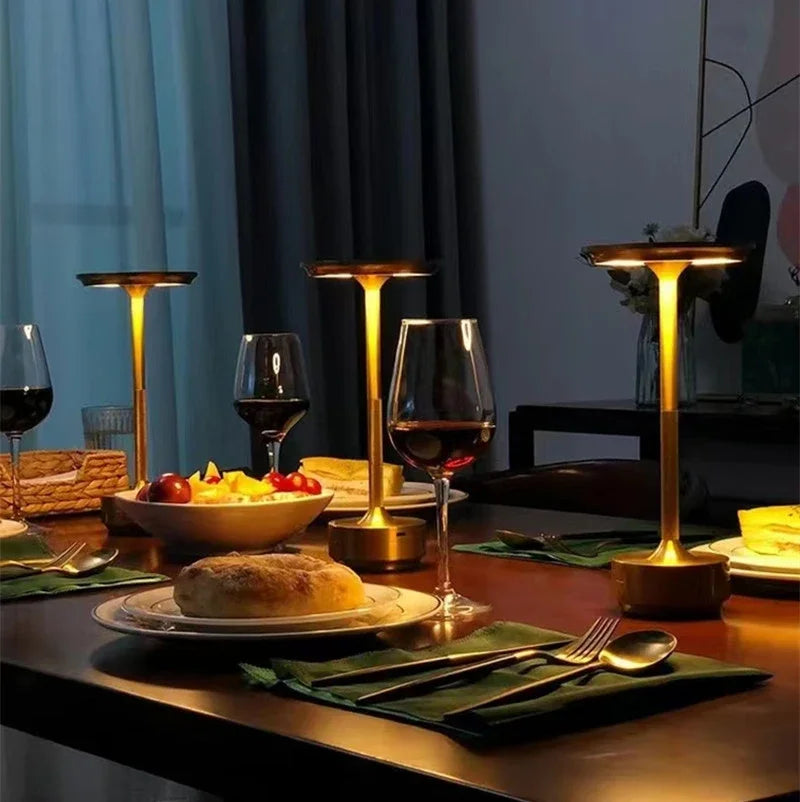 lampe de table led tactile rechargeable pour décoration et lecture - vue 3 sur 12