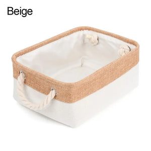 foldable storage basket for laundry and toys