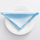 Serviette de table satin décorative pour mariage lot