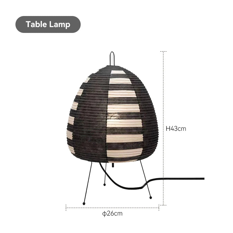 Vintage Japanese table lamp for retro decoration