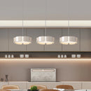 Italian minimalist style adjustable LED chandelier for modern decor