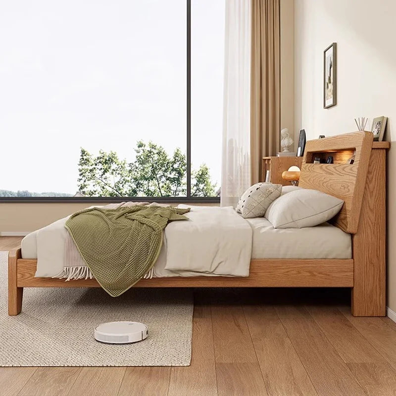 lit princesse king-size design sécurisé avec rangement élégant