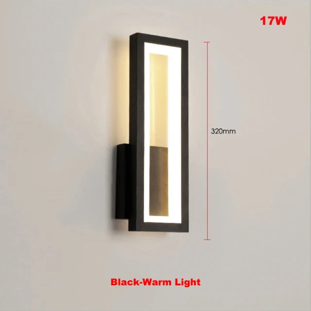Modern minimalist LED wall light for interior decoration - vue 8 sur 12