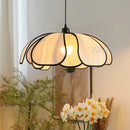 lustre abaca fait main en style rétro français led