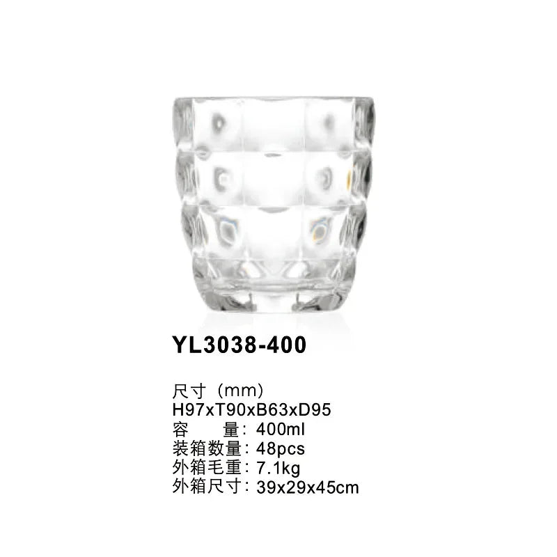 Verres whisky bière eau style western créatif bar