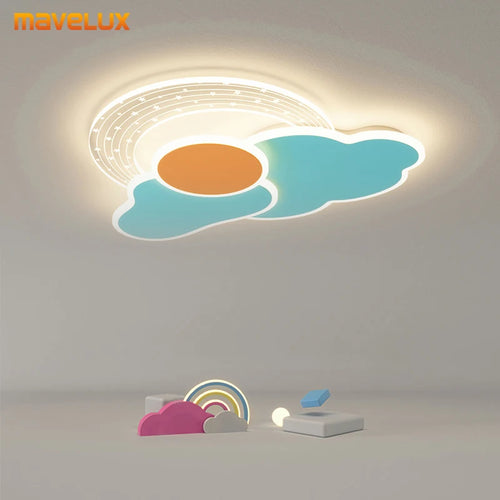 Plafonnier LED en forme de nuage - vue 2 sur 9