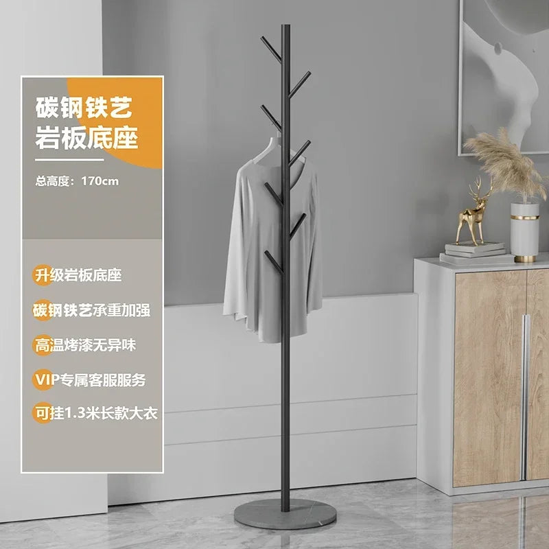 Multifunctional Floor Coat Rack, Hat Hanger, Tree Style, Freestanding Handbag Organizer, Luxury Storage Stand, 7 Hooks - vue 17 sur 28