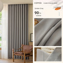 Rideau moderne plissé occultant luxe pour salon chambre