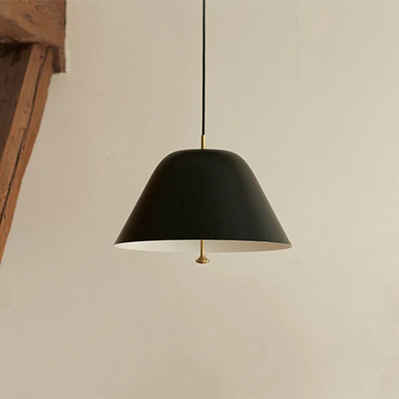 Nordique LED Suspension Lumière Cloche Suspension E27 Ampoule Pour Salon Chambre Chevet Table À Manger Café Étude Maison Luminaires - vue 7 sur 14