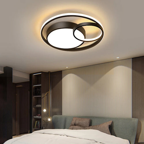 Plafond moderne à LEDs lumière salon chambre salle à manger plafonnier éclairage intérieur Dimmable décoratif maison lampes lumineuses - vue 3 sur 12