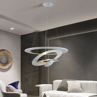 Italy Design Pendant Lamp Ring Ceiling Hanging Light Suspension Metal Chandelier for Kitchen Island Living Room