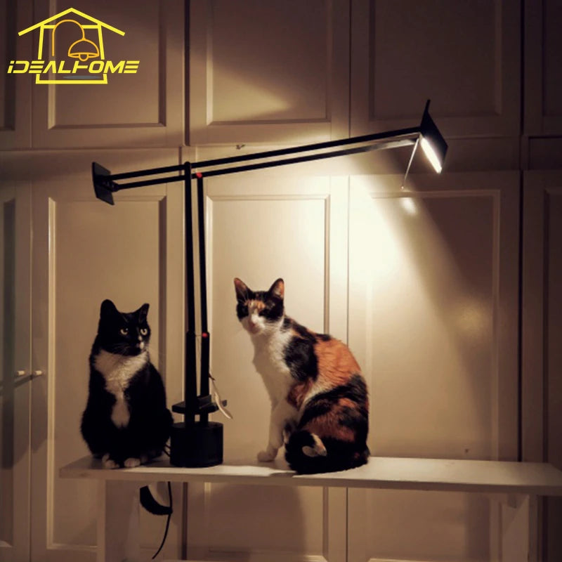 lampe de bureau design danois avec interrupteur mécanique - vue 3 sur 6