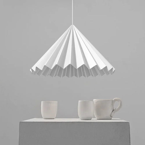 Nordic resin umbrella LED pendant light minimalist design for dining room, kitchen, home decor and bedroom chandeliers - vue 2 sur 7