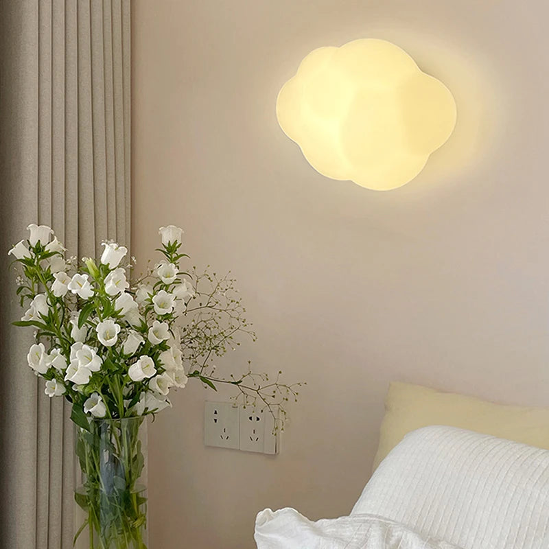 Plafonnier LED moderne nuage décoratif intérieur chambre - vue 4 sur 16