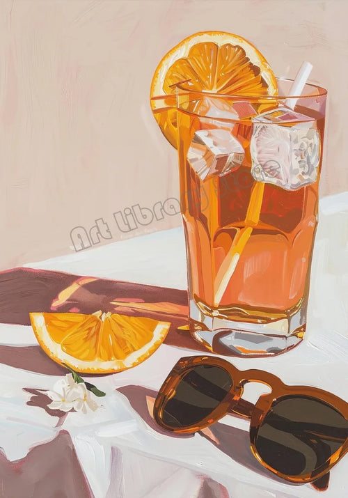 affiche vintage italienne paysage spaghetti café décoration murale