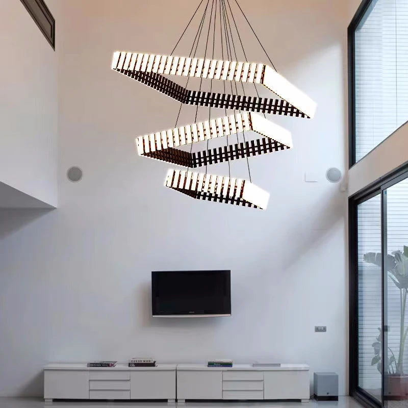 lustre moderne led à intensité variable minimalisme luminaria - vue 7 sur 25