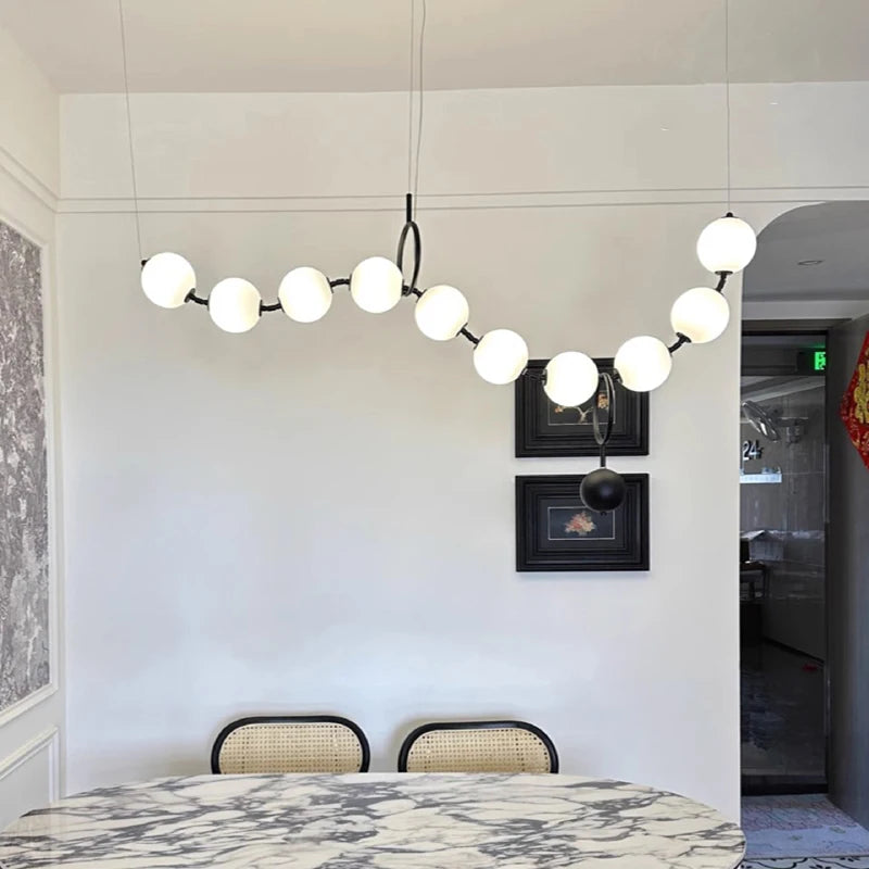 lustre moderne suspension pour éclairage intérieur suspendu - vue 4 sur 11