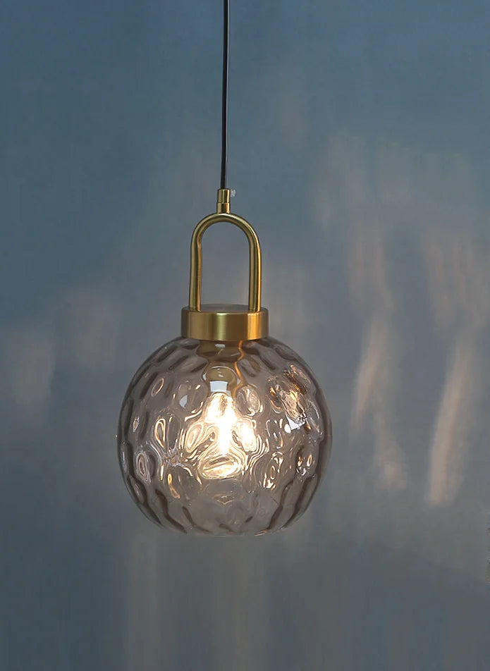 Modern minimalist glass LED chandeliers nordic design - vue 12 sur 12